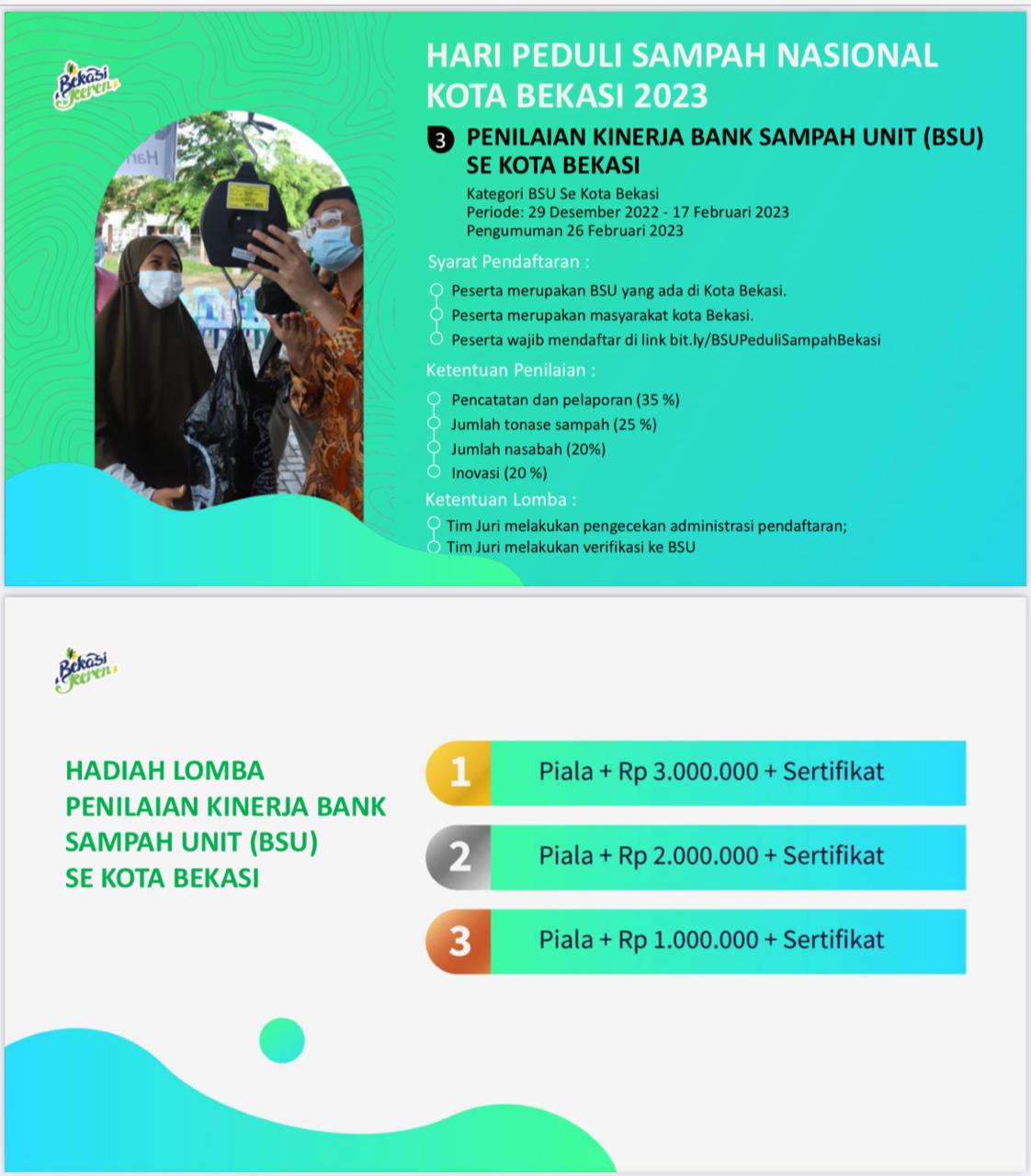Lomba Bank Sampah se Kota Bekasi 
