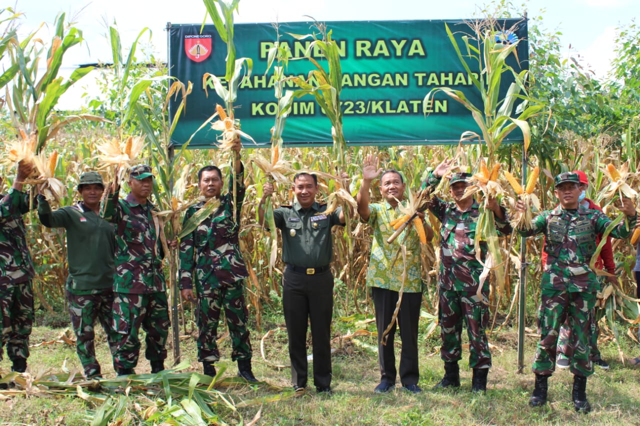 Kodim 0723 Klaten Panen Raya Jagung