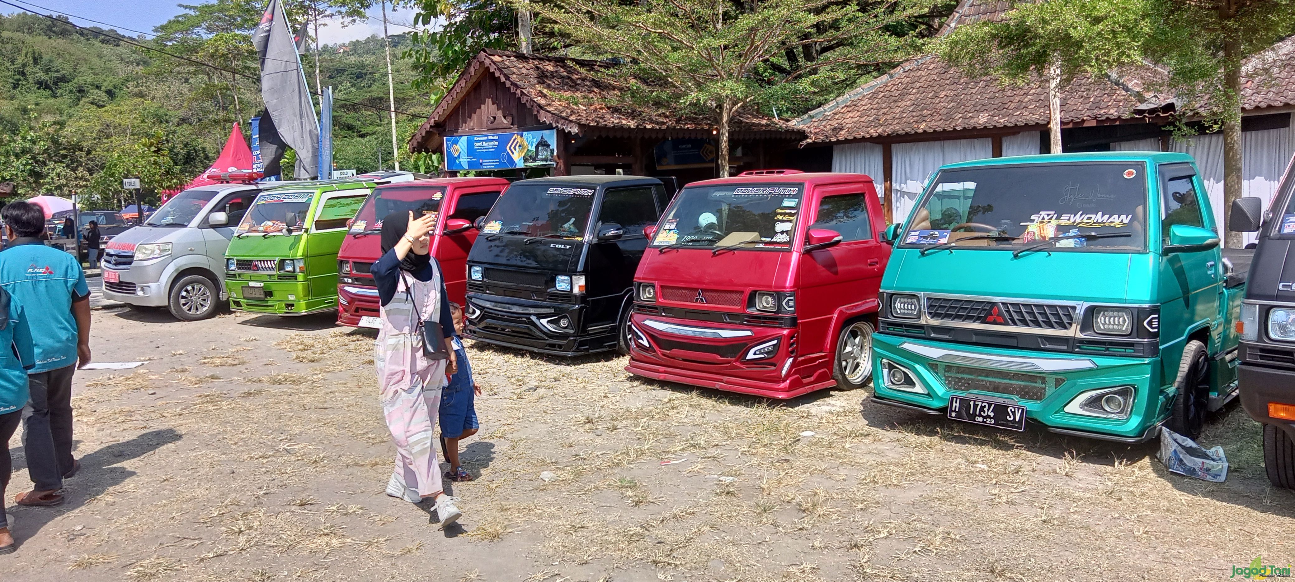 Kemeriahan Kopdarnas Mitsubishi L300 Bestienya Niaga di Candi Banyunibo, Prambanan, Sleman, Yogyakarta 