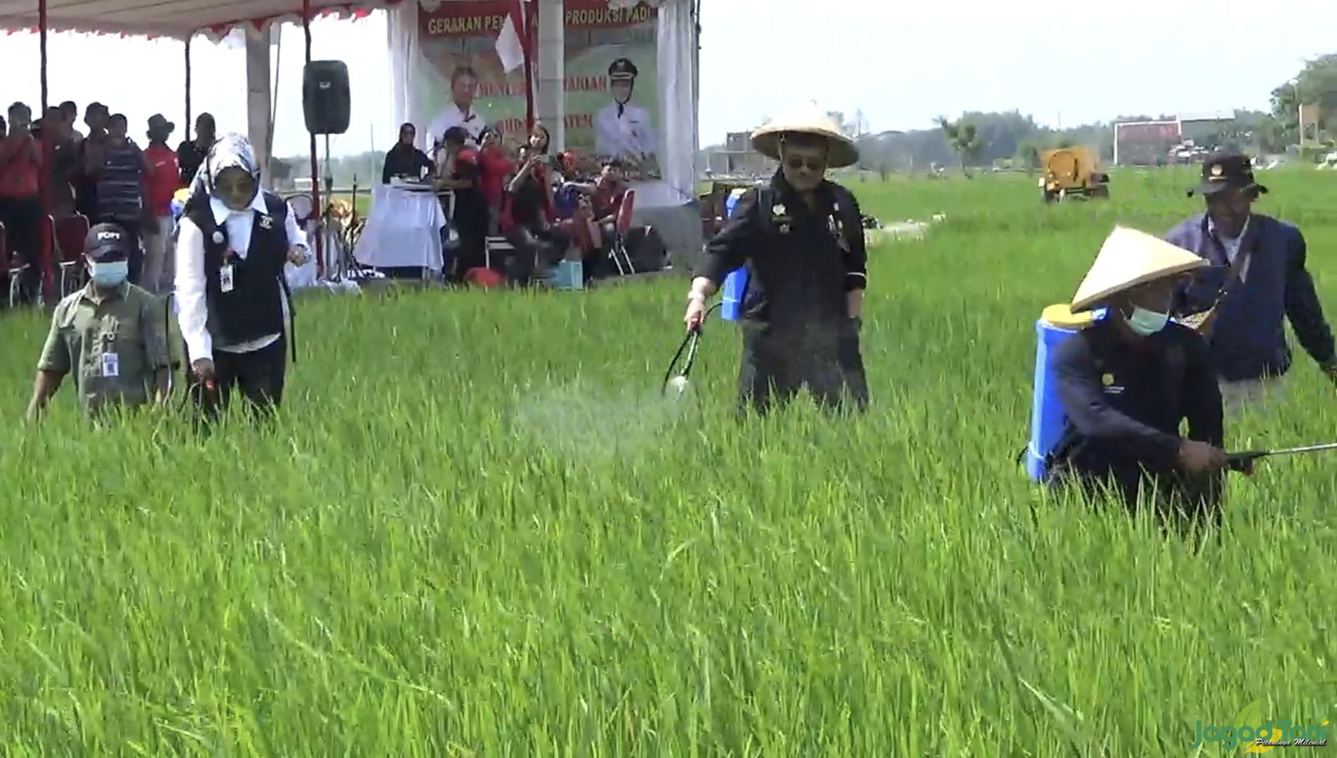 Mentan SYL berkunjung di Klaten, Jawa Tengah.