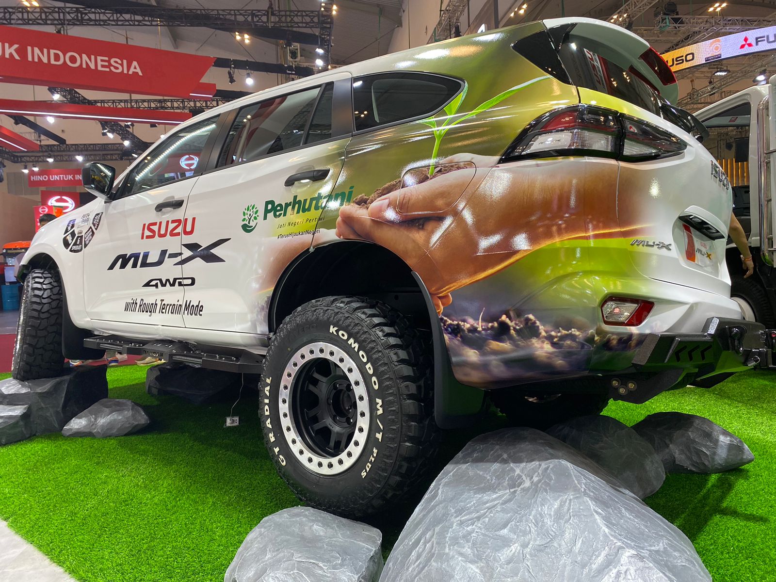 Isuzu mu-X 4x4, Kendaraan Andalan Perhutani