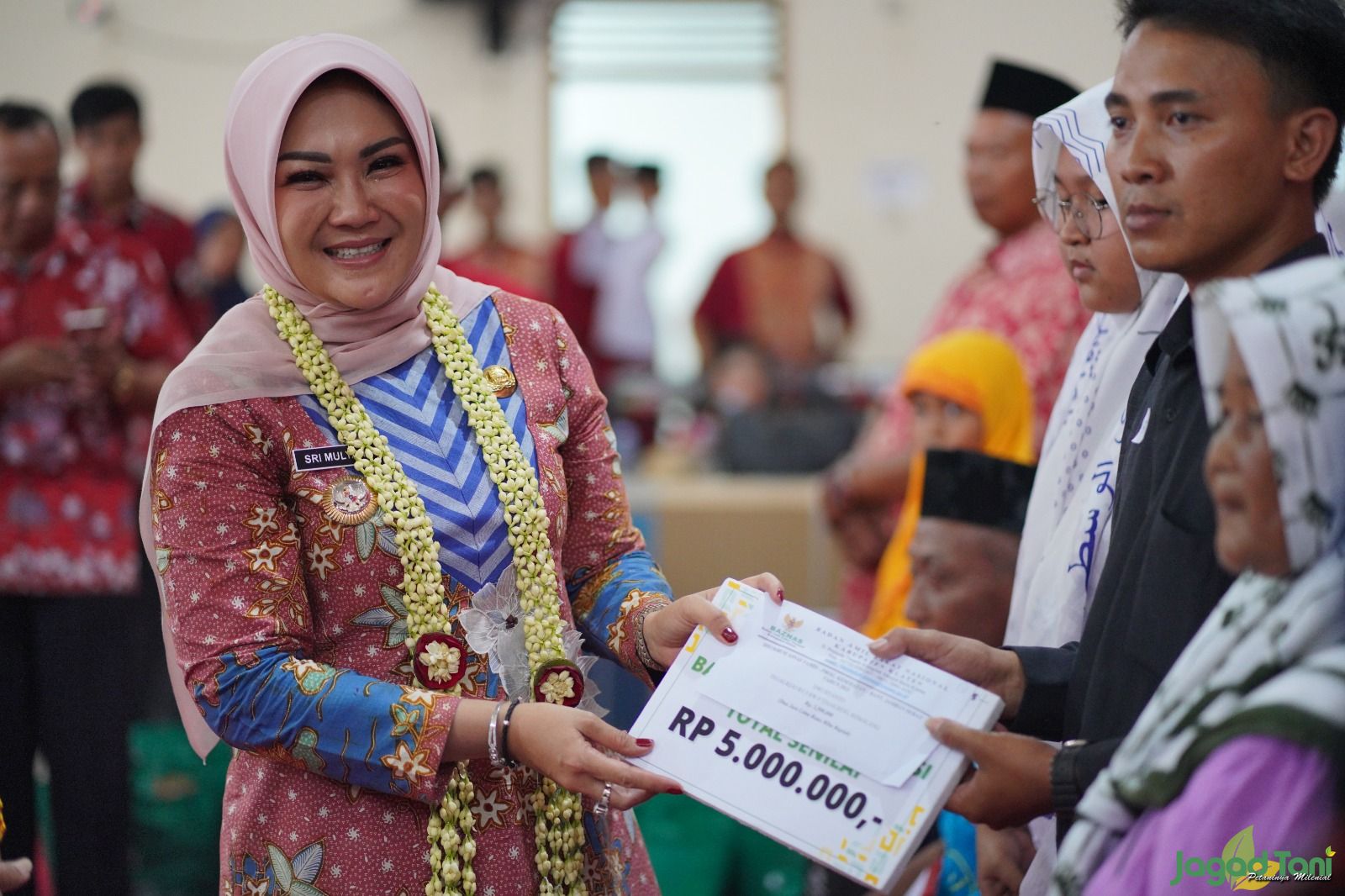 Bupati Klaten Sri Mulyani dalam kegiatan Sambang Warga di Desa Tegalrejo, Kecamatan Ceper