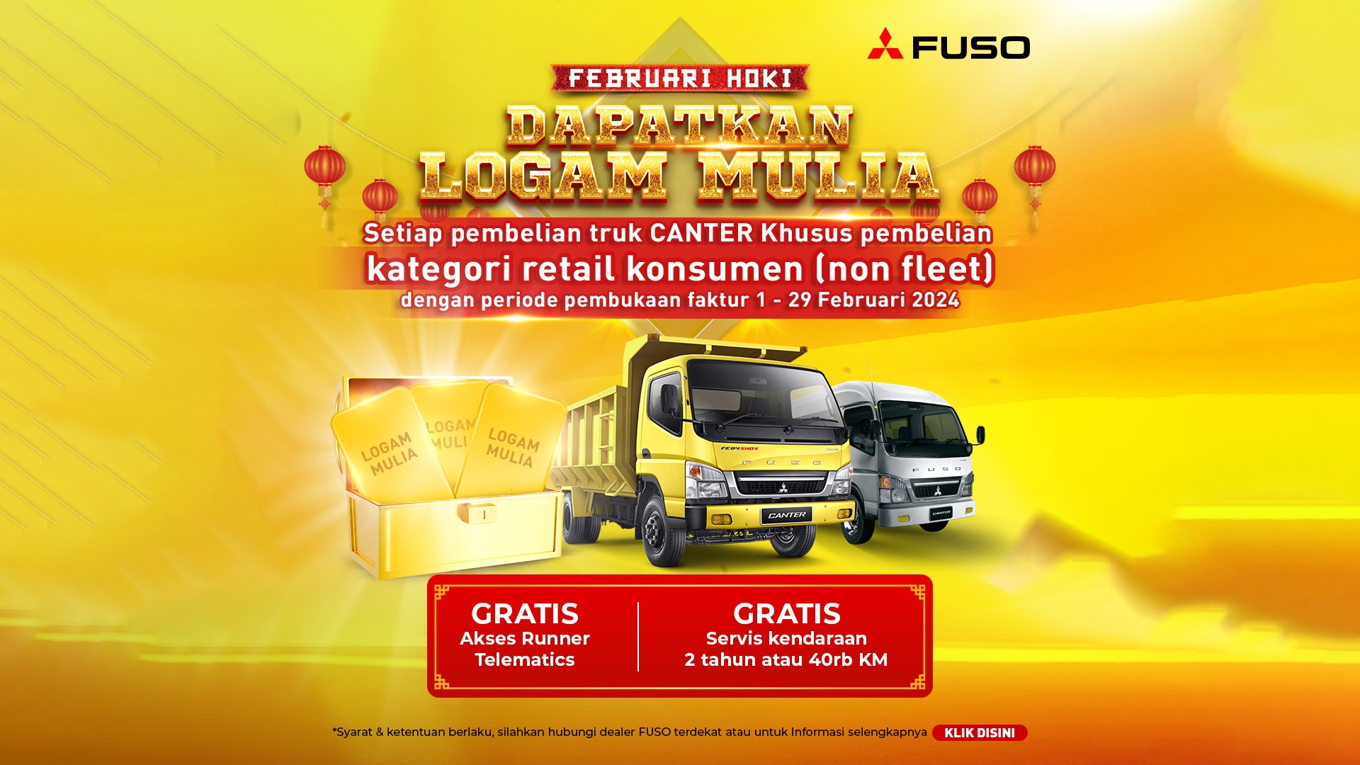 Sambut Imlek, Mitsubishi Fuso Hadirkan Promo